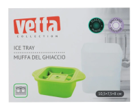 Форма для льда Vetta Кубик силиконовая 4 ячейки, 10.5 x 7.5 x 8см