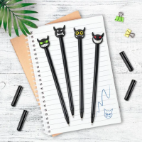 Ручка шариковая Юнландия Чертёнок синяя, 0.35мм, корпус ассорти