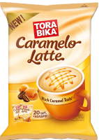 Напиток кофейный Torabika карамельный латте растворимый (25г x 20шт), 500г