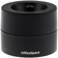 Скрепочница магнитная Officespace черная, без скрепок