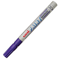 Маркер промышленный перманентный Uni Paint PX-21 фиолетовый, 0.8-1.2мм, круглый наконечник