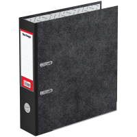 Папка-регистратор А4 Berlingo Hyper черный мрамор, 80мм