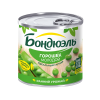 Горошек зеленый Бондюэль молодой, 212г