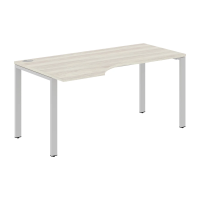 Стол эргономичный XS6CET 169(L) Сосна Эдмонт/Серый 1600х900х750 XTEN-S60