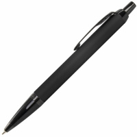 Ручка шариковая PARKER 'IM Achromatic Black BT', корпус черный матовый, нержавеющая сталь, синяя, 21