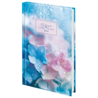 Ежедневник датированный 2026 145х215 мм, А5, STAFF, ламинированная обложка, 'Гортензия', 117321