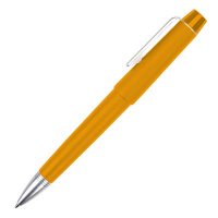 Ручка шариковая автоматическая Brunnen 29109 желтый корпус, 0.7мм, синий
