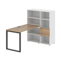 Рабочая станция EQRST 1113 Дуб Денвер светлый/Мокко 1790х1120х1355 EDIS