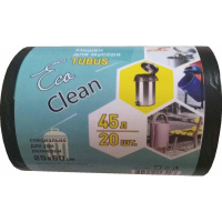 Мешки для мусора Eco Clean Tubus 45л, ПВД? 25мкм, 20 шт/рул