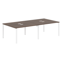 Стол 4-х местный EUWST 2713 Дуб Денвер тёмный/Белый 2726х1346х750 EDIS