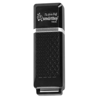 USB флешка Smart Buy Quartz 16Gb, 15/5 мб/с, черный