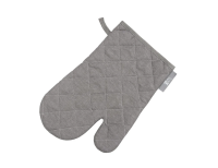 Варежка-прихватка Guten Morgen стеганая рогожка серая, 18 x 30см
