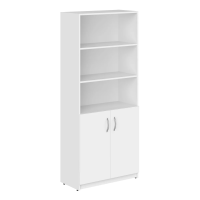 Шкаф с комплектом глухих малых дверей SR-5W.5 Белый 770х375х1817