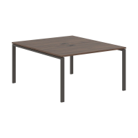 Стол 2-х местный EUWST 1316 Дуб Денвер тёмный/Мокко 1360х1606х750 EDIS