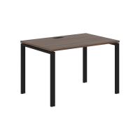 Стол прямой EUST 1180 Дуб Денвер тёмный/Черный 1160х800х750 EDIS