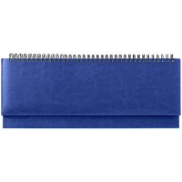 Планинг недатированный Officespace синий, 33х13см, 56 листов, кожзам