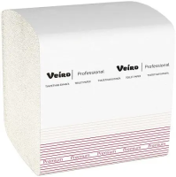 Туалетная бумага листовая Veiro Professional Premium TV302, 250 листов, 2 слоя, белая, V укладка