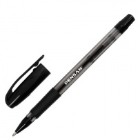 Шариковая ручка Pensan Sign-Up черная, 1мм, тонированный корпус