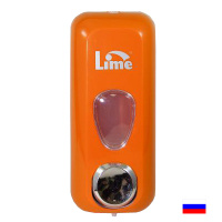 Диспенсер для мыла наливной Lime оранжевый, 600мл, 971003