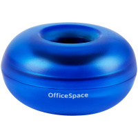 Скрепочница магнитная Officespace синяя, без скрепок