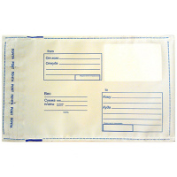 Пакет почтовый полиэтиленовый Suominen С6 белый, 114х162мм, 100мкм, 1шт, стрип, Куда-Кому
