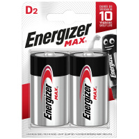 Батарейка Energizer Max D LR20, алкалиновая, 2шт/уп
