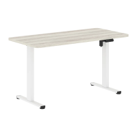 Стол письменный XHT 1367 Сосна Эдмонт/Белый 1360х670х745-1205 XTEN-UP