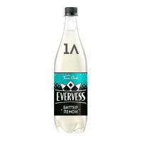Напиток газированный Evervess Горький Лимон 1л, ПЭТ