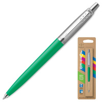 Шариковая ручка Parker Jotter Orig Green синяя, корпус зеленый, нержавеющая сталь