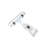 Держатель для ценников 80мм, на прищепке, 10шт/уп, с широким зажимом