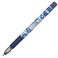 Шариковая ручка Attache Гжель синяя, 0.5мм