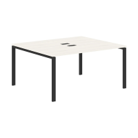 Стол 2-х местный EUWST 1513 Ясень Траун/Черный 1560х1346х750 EDIS