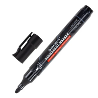 Маркер перманентный с колпачком для вскрытия коробок BRAUBERG LOGISTIC SPECIAL, черный, 1-3 мм, 1525