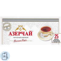 Чай Азерчай Премиум, черный, 25 пакетиков