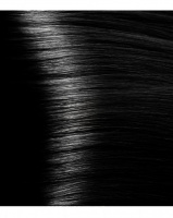 Краска для волос Kapous Hyaluronic HY 1.00, черный интенсивный, 100мл