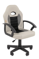 Кресло Chairman Kids 111 Россия экокожа серый