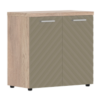 Шкаф с глухими малыми дверьми и топом TLLC 85.1 Капучино/Дуб Каньон Z 856х450х833 TORR LUX