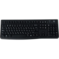 Клавиатура проводная USB Logitech Keyboard K120, черная, 581696