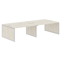 Стол 4-х местный XQPWST 3214 Сосна Эдмонт/Алюминий 3200х1406х750 XTEN-QP