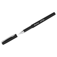 Ручка гелевая Berlingo Silk touch черная, 0.5мм, черный корпус