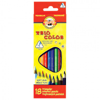 Набор цветных карандашей Koh-I-Noor Tricolor 12 цветов, 3133