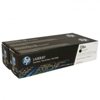 Картридж лазерный HP (CE310AD) LaserJet CP1025/CP1025NW, КОМПЛЕКТ 2 шт., черный, оригинальный, ресур