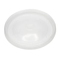 Крышка к одноразовому контейнеру d=121мм, прозрачная, 50шт/уп