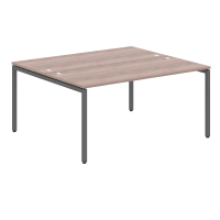 Стол на 2 рабочих места Skyland Xten-S XWST 1614, двухместный, дуб сонома/антрацит, 1600х1400х750мм