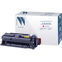 Картридж лазерный Nv Print CE403A, пурпурный, совместимый