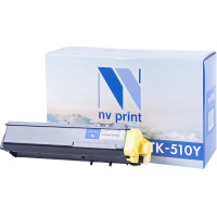 Картридж лазерный Nv Print TK510Y, желтый, совместимый