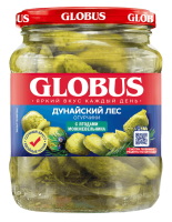 Огурцы Globus ягоды можжевельника, 500мл