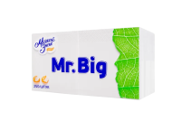 Салфетки бумажные Мягкий знак Mr.Big 24х24 1 слойные белые (250шт)