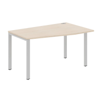 Стол эргономичный XS6CT 149(R) Бук Тиара/Серый 1400х900х750 XTEN-S60