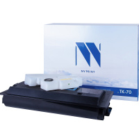 Картридж лазерный Nv Print TK70, черный, совместимый